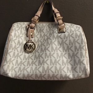 Michael kors signature large PVC duffel